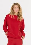 Athlecia Sweatshirt Breslin Dames Rood Katoen Maat 38