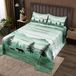 OEM Wolven Gewatteerde Sprei King Size 259x241 cm met 2 Kussenslopen
