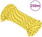 vidaXL Boottouw 5 mm 250 m polypropyleen geel
