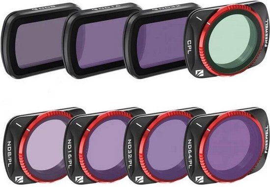 Freewell DJI Pocket 3 All Day Filter Kit 8-Pack