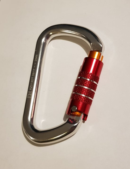 LANEX AZ014DT; Aluminium karabijnhaak met TRIACT LOCK