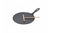 Le Creuset Poêle à crêpes - 27cm - Fonte - Noir