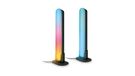 Philips Smart Lighting Gradient Light Bars - Lampe de table - RGBIC - Lumière blanche colorée et réglable - Synchronisation musicale - Lave-mur - Longueur : 30cm - Noir - Fonctionne avec l'application WiZ - Wifi