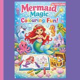 Mermaid Magic Colouring Fun: A sweet and simple colouring book for mermaid lovers