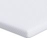 vidaXL Memory Foam Mattress Topper 160 x 200 cm Thick Soft White
