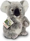 Teddy Hermann Hermann Teddy Knuffeldier Koala - zachte pluche stof - premium knuffels - grijs - 21 cm