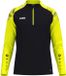 Jako Sonic Ziptop Kinderen - Zwart / Fluogeel | Maat: 140