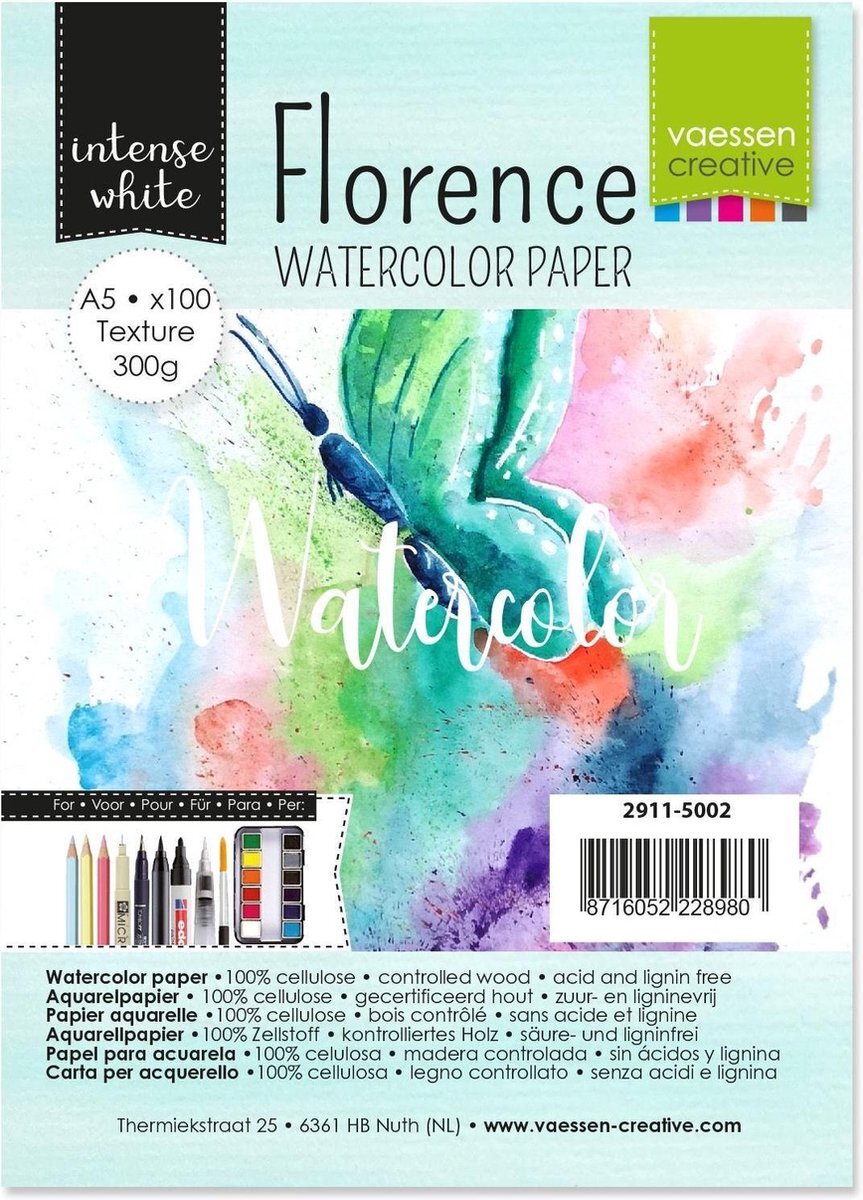 Vaessen Creative Florence Aquarelpapier