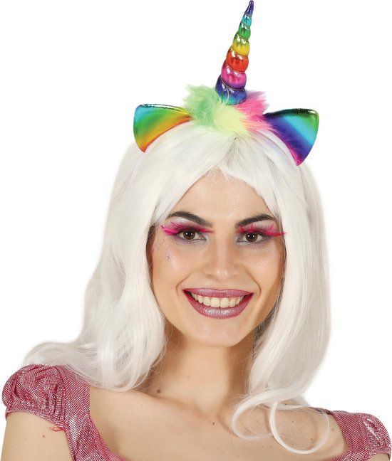 Guirca Unicorn Headband - Rainbow - Girls/Women - Fantasy Theme
