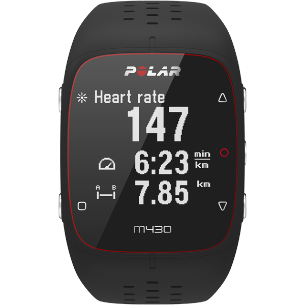 Polar M430 GPS Sporthorloge - Zwart