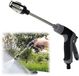 Allecto - Arroseur de jardin - Pistolet de pulvérisation haute pression - Pour irrigation de jardin - Noir - Pistolet de pulvérisation d'eau - Pour lavage de voiture - 37 x 16 cm