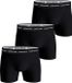 Björn Borg Cotton Stretch Boxershort Heren Zwart Smalle Band - 3 stuks - Maat L