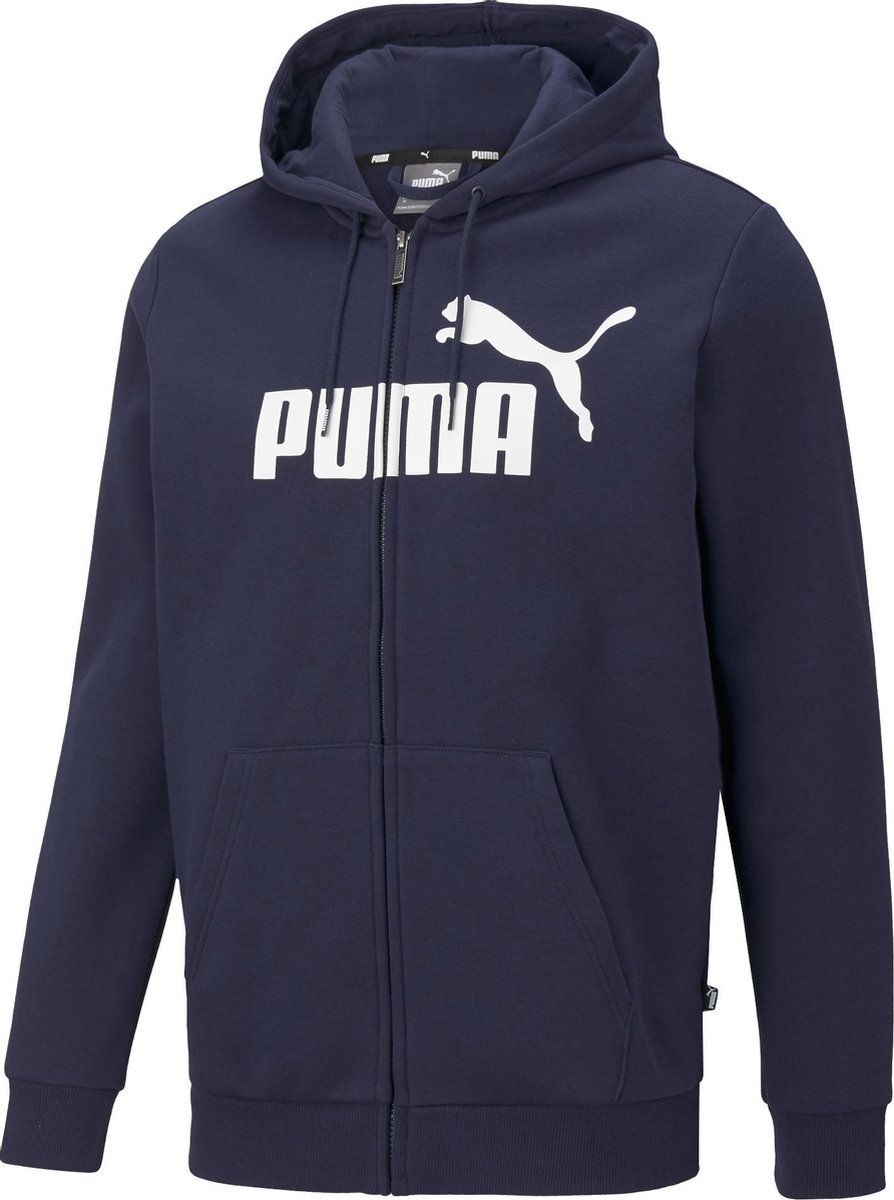 PUMA ESS Big Logo FZ Hoodie FL Vest Heren - Maat S