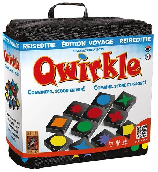 999 Games Qwirkle Reiseditie - Bordspel - Familiespel - Denkspel - Educatief spel - 8+ jaar