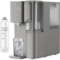 Philips Omgekeerd osmose waterstation: warm en koud, UV-C, remineralisatie, TDS-monitor, tank van 6 liter, filter met een levensduur van 1 jaar