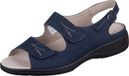 Solidus Sandale Damen Modell Lia in Marineblau mit Klettverschluss und Schnallen