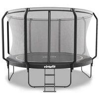 VirtuFit Premium Trampoline met Veiligheidsnet - Ø 366 cm - Zwart