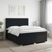 vidaXL Boxspringbed met matras Zwart 180 x 200 cm Stof
