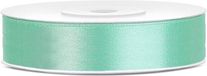 PartyDeco ruban décoratif ou ruban cadeau - vert menthe - 12 mm x 25 mètres - satin