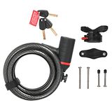 ZEFAL K Traz hangslot, uniseks, volwassenen, zwart, S