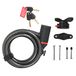 ZEFAL K Traz hangslot, uniseks, volwassenen, zwart, S