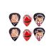 Perri's Leathers Ltd. LPM-ES2 - Motion Guitar Picks - Ed Sheeran - Shape of You - 6 Pack