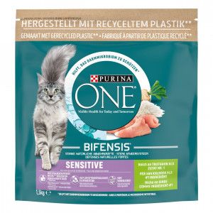 PURINA® ONE® Adult Sensitive - Kattenbrokjes - Kalkoen - 7.5 kg