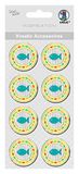 Ursus 564000295 - creatieve accessoires, Eden, vis, 8 stuks