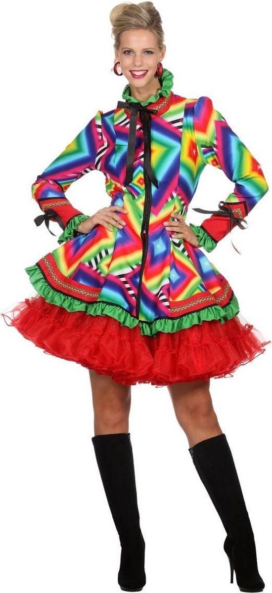 Wilbers Jaren 80 & 90 Kostuum | Jas Disco Mazzo Vrouw | Maat 36 | Carnaval