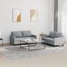 Maison Exclusive - Ensemble de canapés 2 pièces avec coussins, tissu gris clair