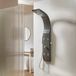 Alston Panneau de douche 3 voies moderne avec pomme de douche, douchette et douches latérales - anthracite