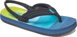 Reef Little Ahi Slippers Junior Lichtblauw - Navy - Groen
