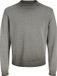 JACK&JONES JORLUCA KNIT WASHED CREW NECK Heren Gebreide trui M Katoen Zwart