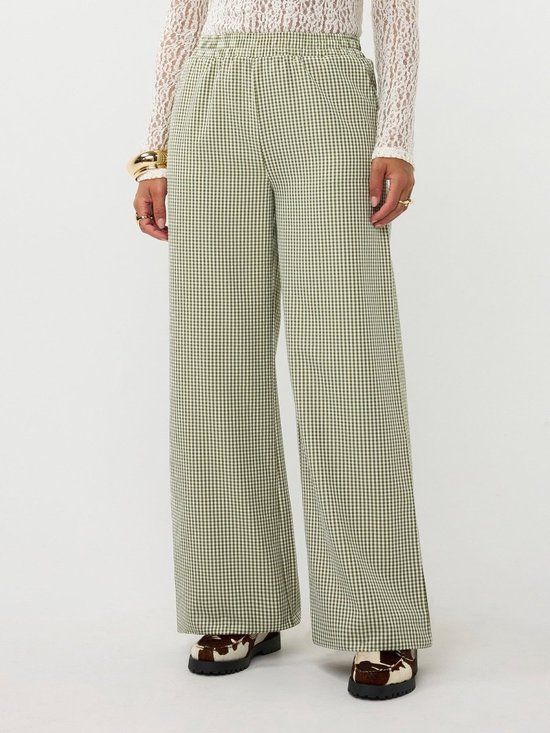 Ydence Pants Celeste Broeken Dames - Groen - Maat S