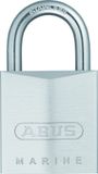 Abus Marine hangslot 75IB/30 - weerbestendig - messing slot met nikkel Pearl coating - ABUS-veiligheidsniveau 5 - zilver
