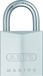 Abus Marine hangslot 75IB/30 - weerbestendig - messing slot met nikkel Pearl coating - ABUS-veiligheidsniveau 5 - zilver