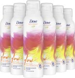 Dove Bath Therapy Glow - Douche- & Scheerschuim - 6 x 200 ml - Voordeelverpakking