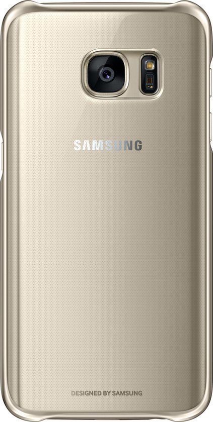 Samsung Clear Cover voor Samsung Galaxy S7 - Goud