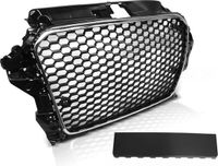 Viking Choice Audi A3 (8V) 12-16 RS3 Stijl Grill Chroom Zwart