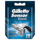 Gillette Sensor Excel Navulmesjes (10 Stuks)