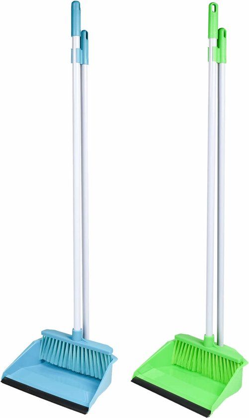 Benson 2clean Stoffer En Blik Met Lange Steel Basic - Per Stuk