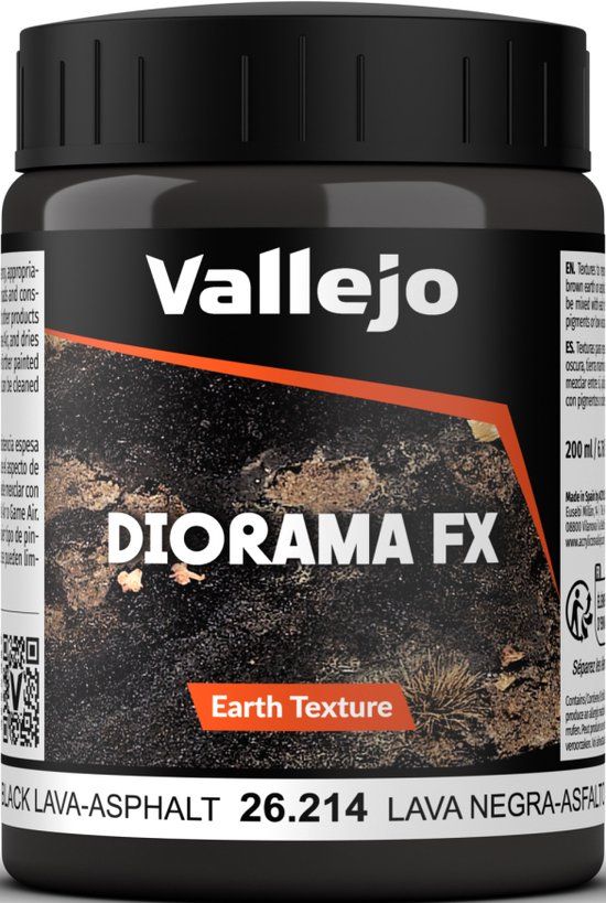 Vallejo Black Lava - 200ml
