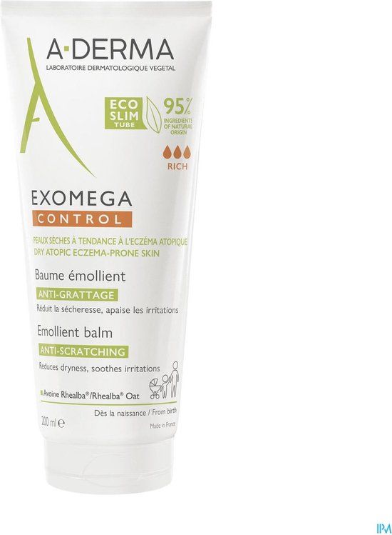 EXOMEGA A-Derma Exomega Control Emolliërende Balsem 200 ml