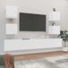 Maison Exclusive - Meuble TV 6 pcs Blanc Bois d'ingénierie