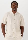 The GoodPeople Casual Overhemd Heren Slin, Maat: L, Kleur: Ecru