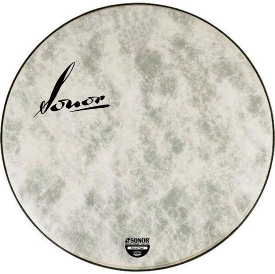 Remo Sonor BassDrum Frontfell 20", Fiberskyn 3, Vintage Logo