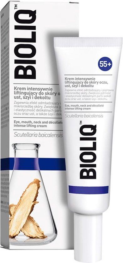Bioliq 55+ Intensive Lifting Cream For Eye, Lips, Neck & Décolletage - 30ml