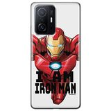 ERT GROUP mobiel telefoonhoesje voor Xiaomi 11T 5G / 11T PRO 5G origineel en officieel erkend Marvel patroon Iron Man 029 aangepast aan de vorm van de mobiele telefoon, hoesje is gemaakt van TPU