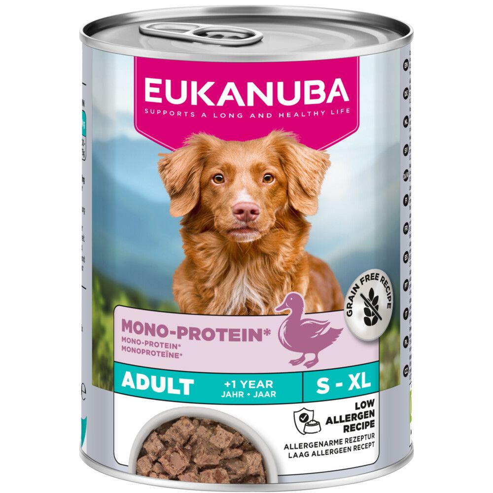 Eukanuba Special Care Hond Nat Adult Mono-Proteïne Eend - 6 x 400 gr