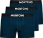 MONTCHO Boxershort Heren - 3 Pack - Blauw - Maat L